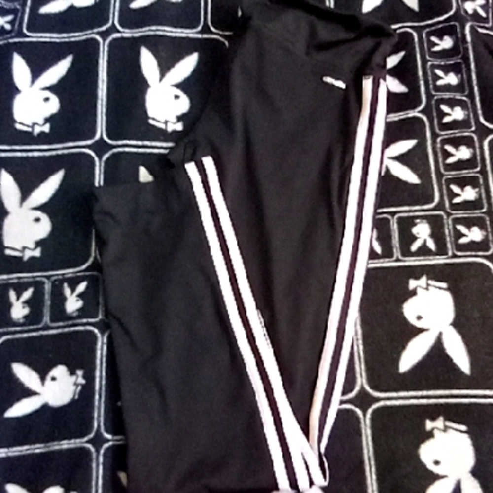 Women's Adidas Black joggers Climate Design Size S Black/White